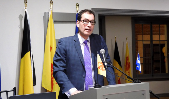 M. Jean-Stéphane Bernard, Président-directeur général des Offices Jeunesse Internationaux du Québec (LOJIQ)