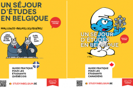 Brochure Wallonie-Bruxelles Campus pour étudiants québécois et canadiens / © WB Campus