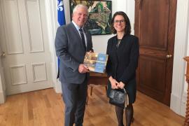 Le Président de l'ANQ François Paradis et Mme Sharon Weinblum Le Président de l'ANQ François Paradis et Mme Sharon Weinblum