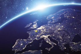 © Shutterstock L'Europe de nuit vue de l'espace